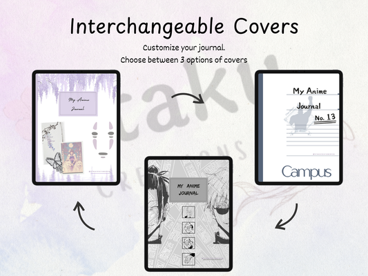 Digital Anime Journal Bundle