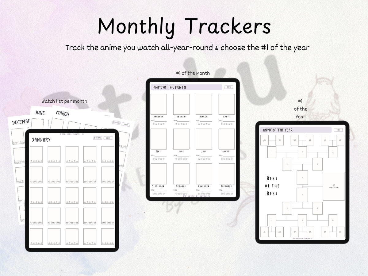 Digital Anime Journal Bundle