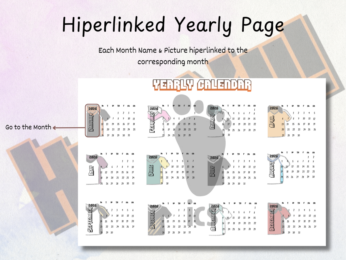 2026 Haikyuu Digital Planner